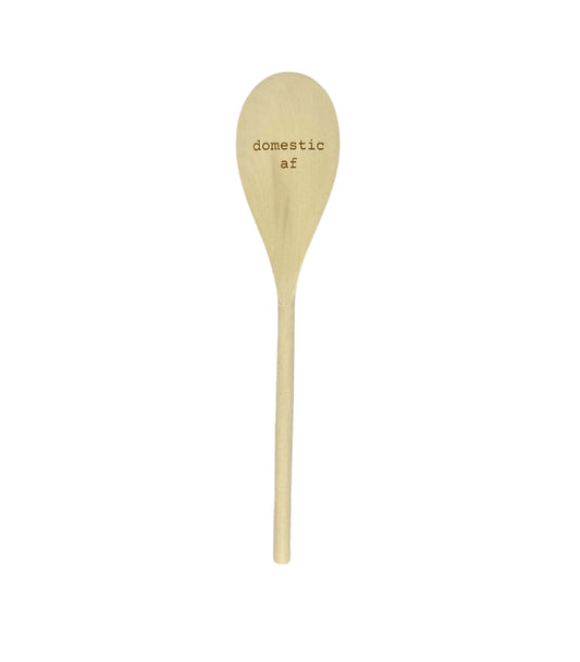 Rubberwood "Domestic AF" Spoon image 0