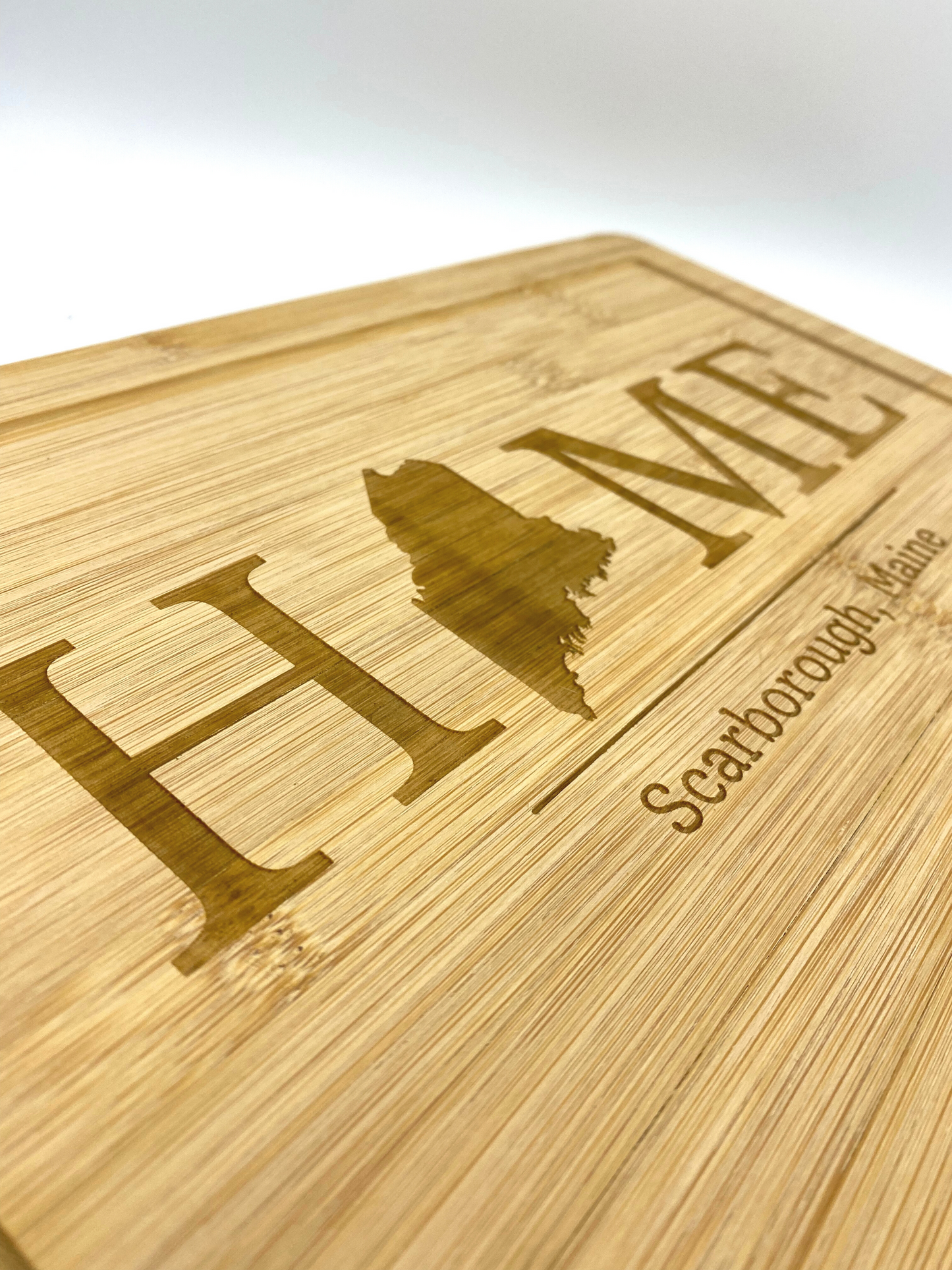 Bamboo Custom "Home" Cutting Board image 1