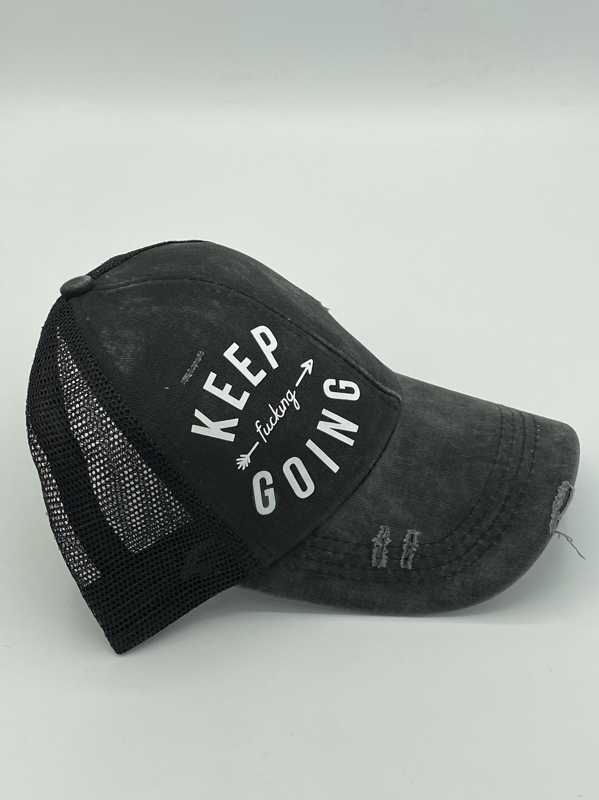 "Keep F***ing Going" Ponytail Hat image 6