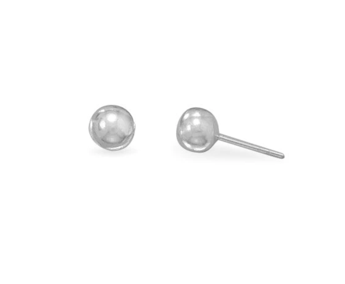 Sterling Silver Ball Earrings image 0