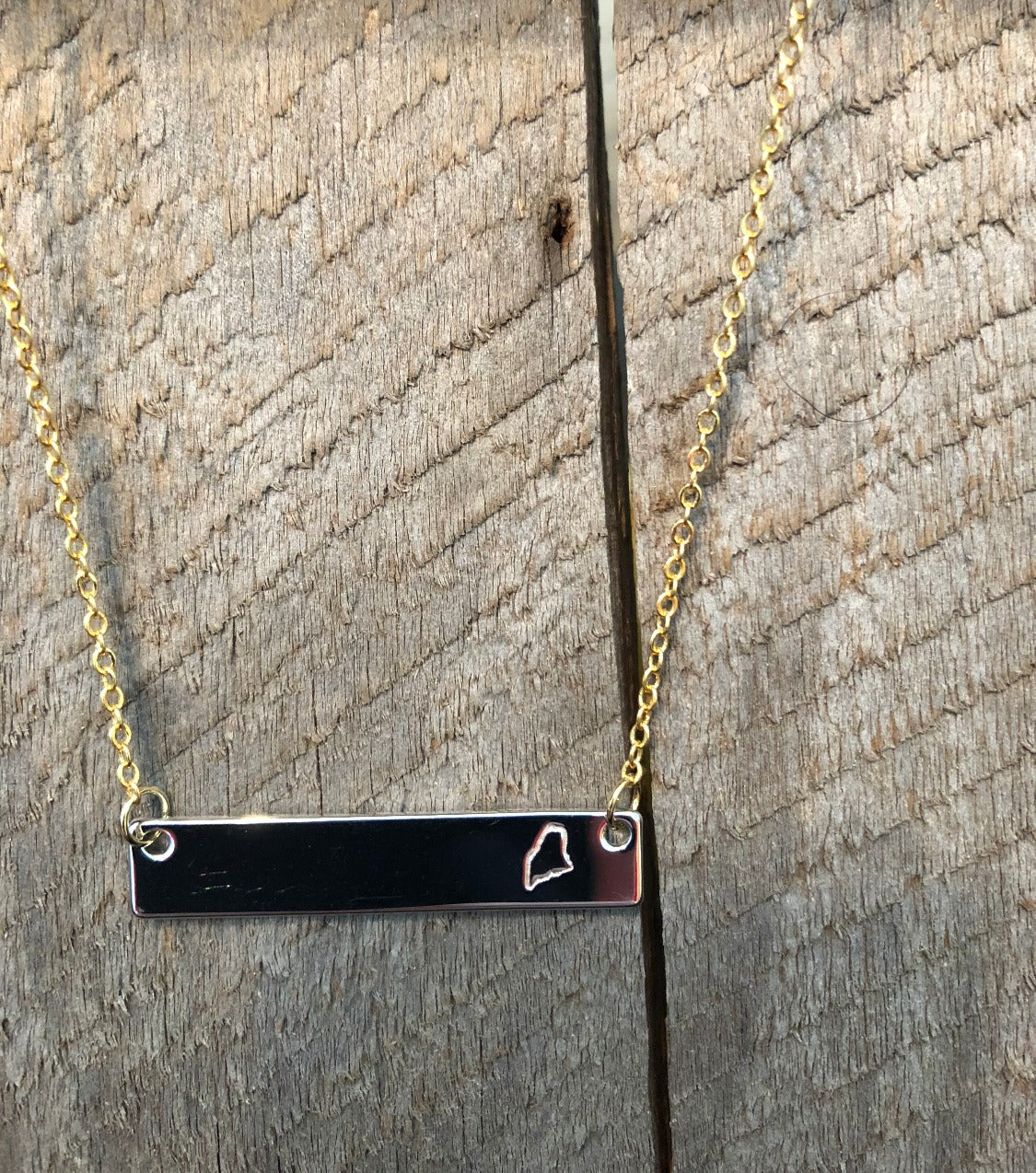 Custom State Bar Necklace image 2
