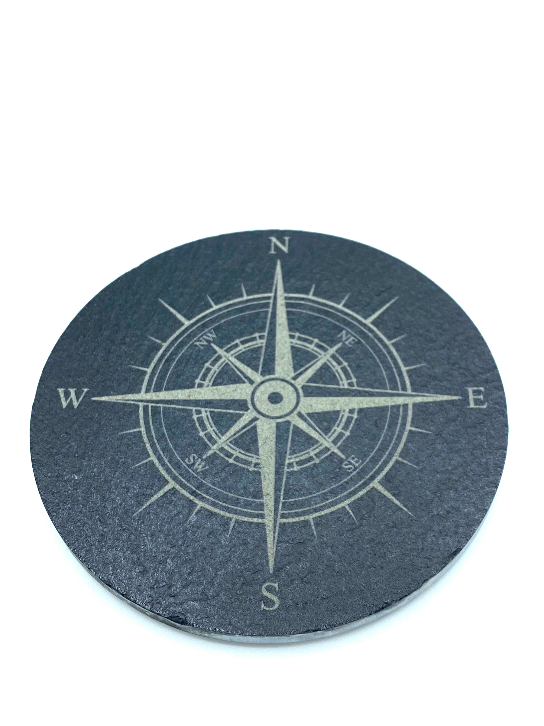 Slate and Bamboo Nautical Coasters - Set of 4 image 5