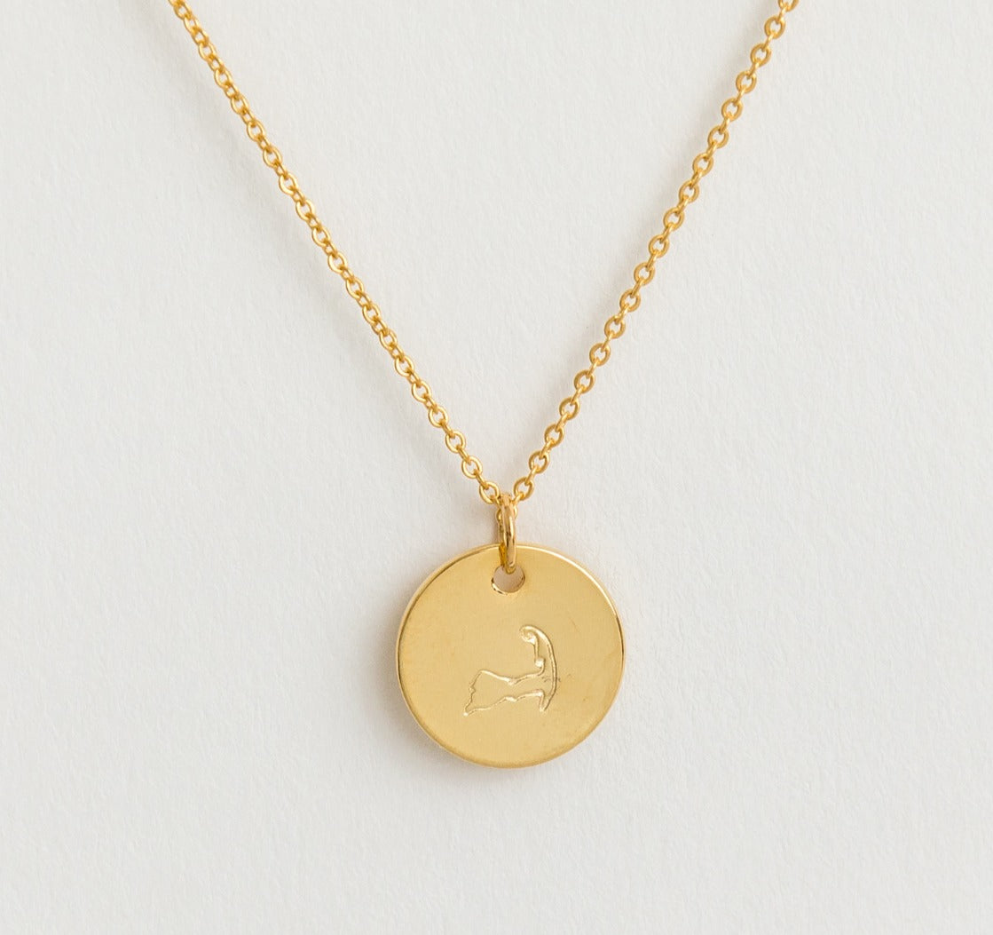 Custom State Charm Necklace image 0