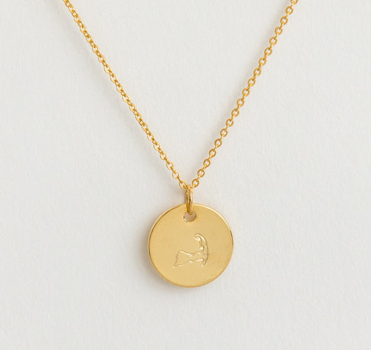 Custom State Charm Necklace image 0