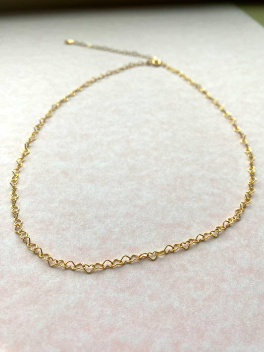 Pam Dainty Heart Necklace image 0