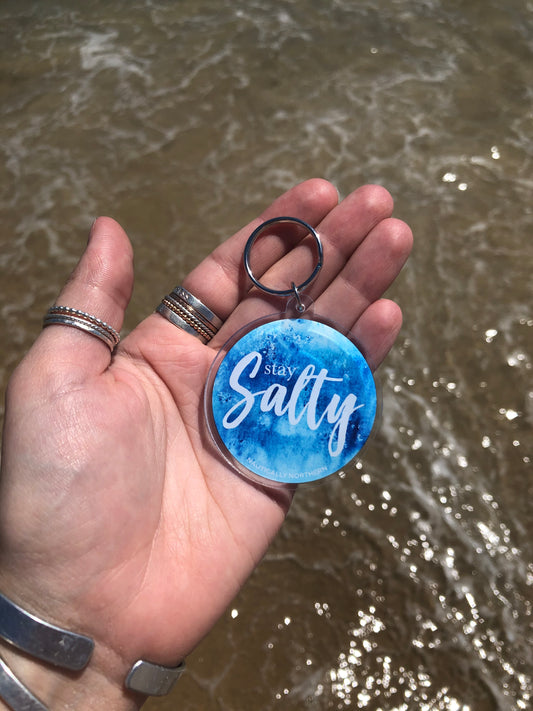 "Stay Salty" Acrylic Keychain - 2" image 0