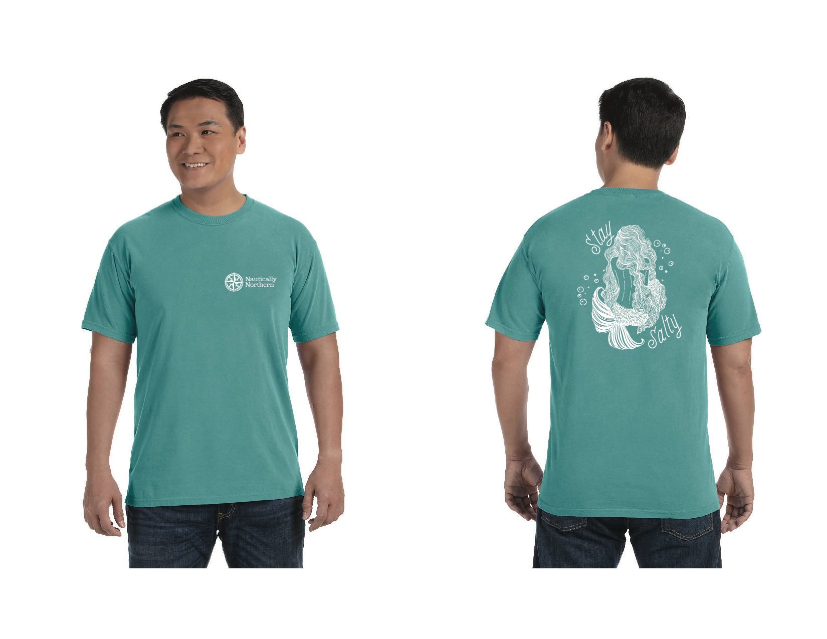 Stay Salty Mermaid T-Shirt image 0