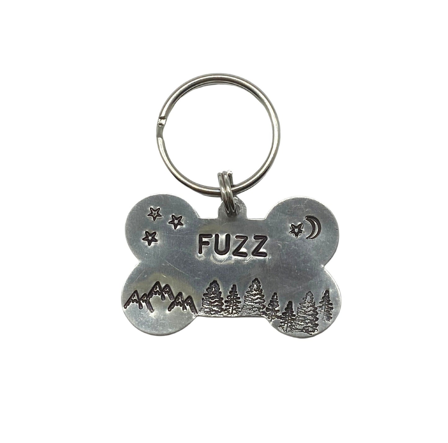 Custom Aluminum Mountain Dog Tag image 0