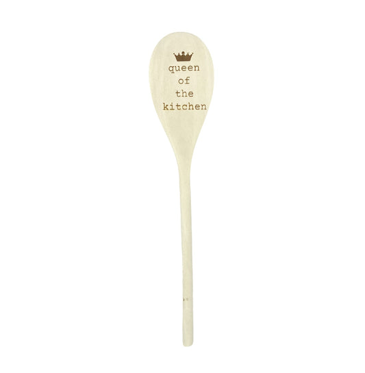Rubberwood "Queen of the Kitchen" Spoon image 0