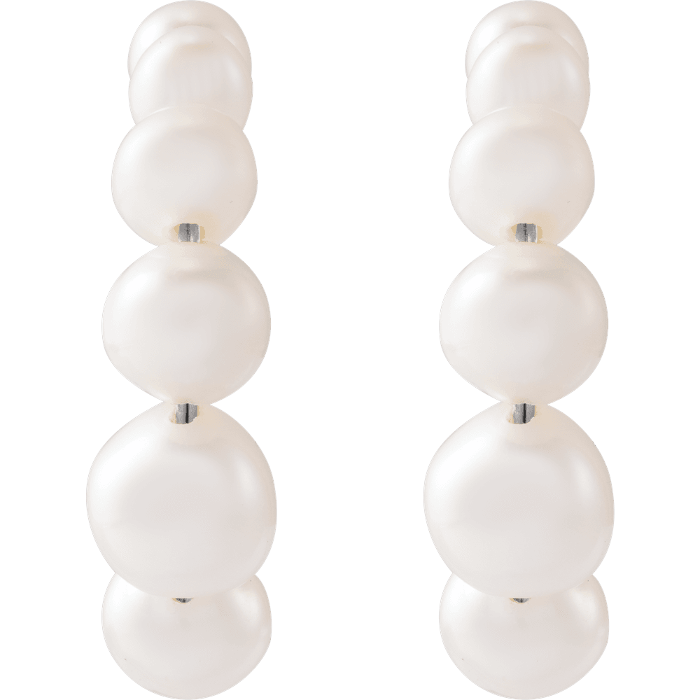 Freshwater Pearl Hoop Earrings