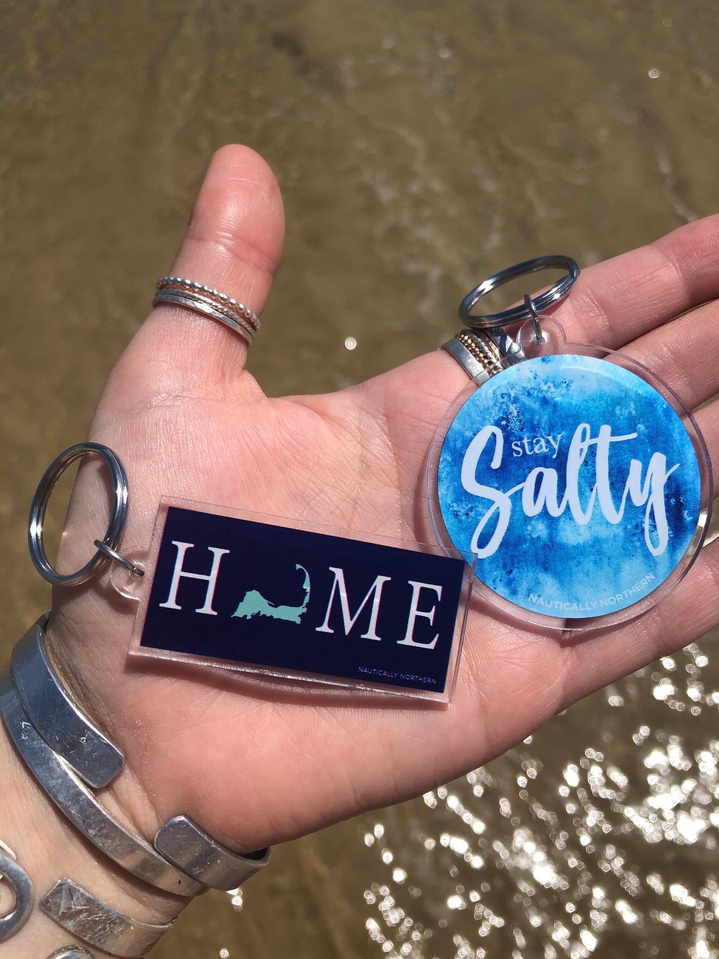 "Home" Acrylic Keychain - 2.1" image 1