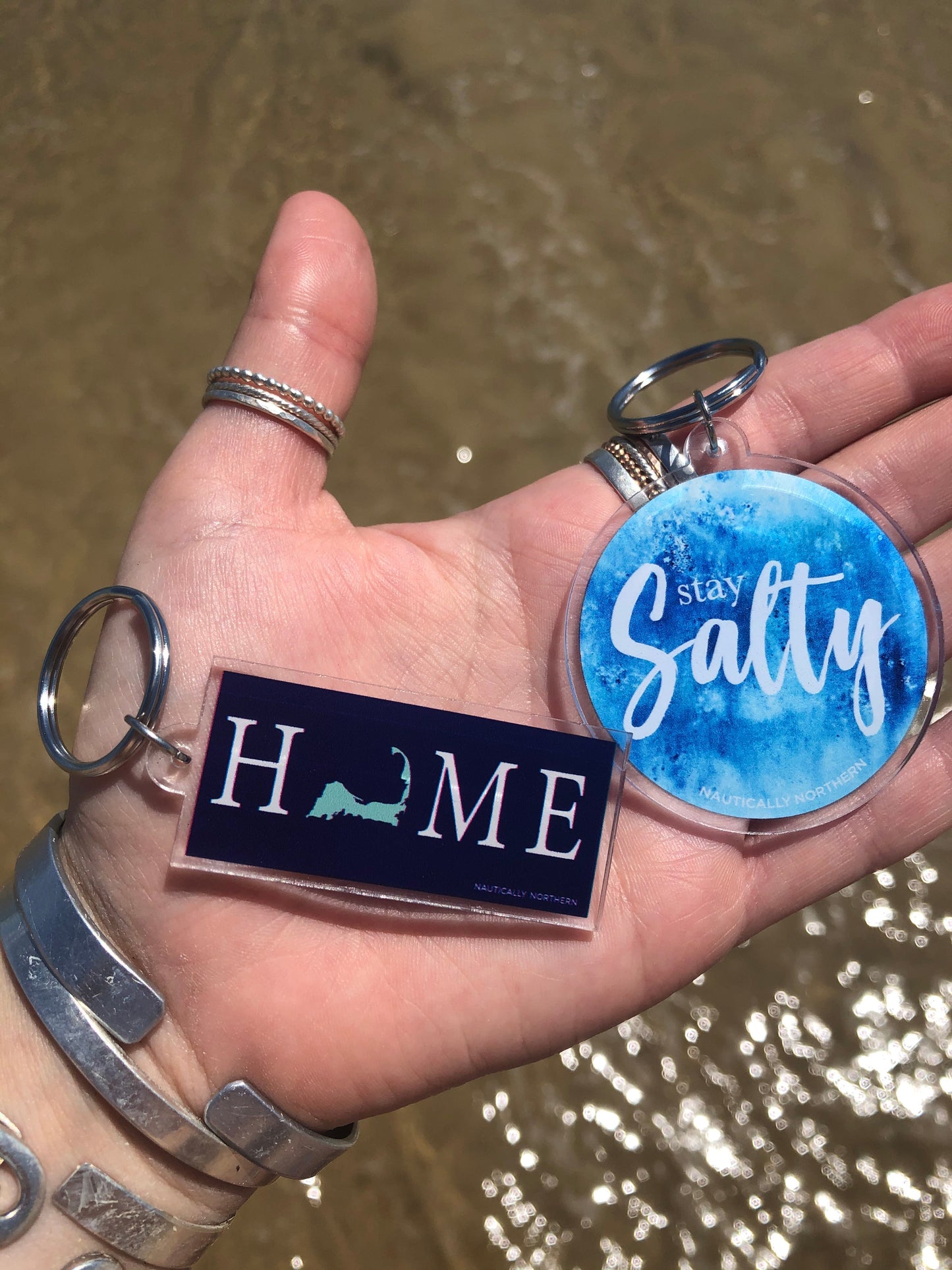 "Home" Acrylic Keychain - 2.1" image 1