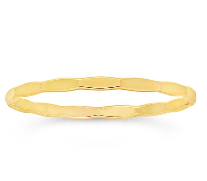 Hammered Stacking Ring image 2