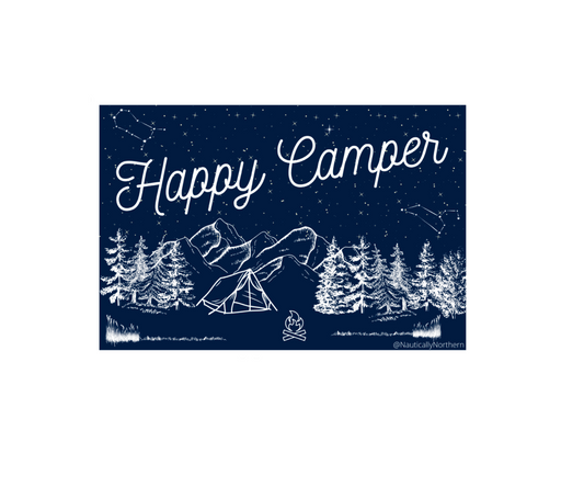 Happy Camper Sticker image 0
