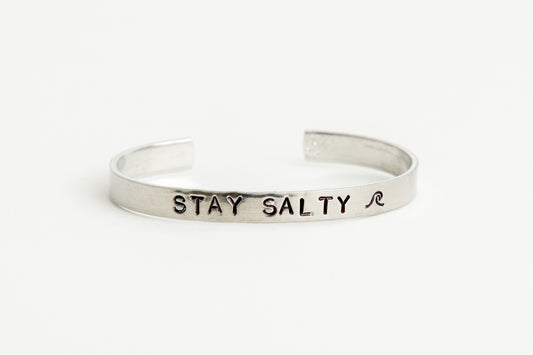 "Stay Salty" Cuff Bracelet image 0