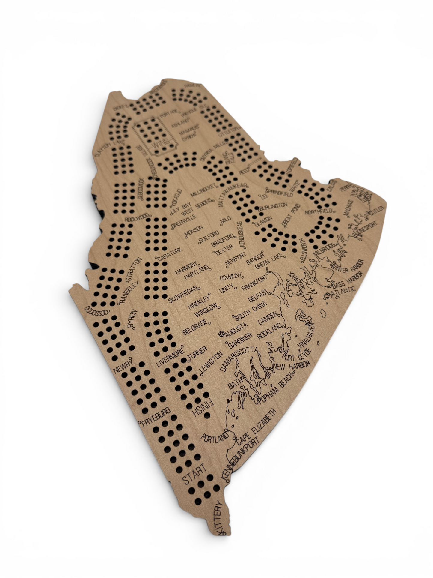 Maine Cribbage Board Set