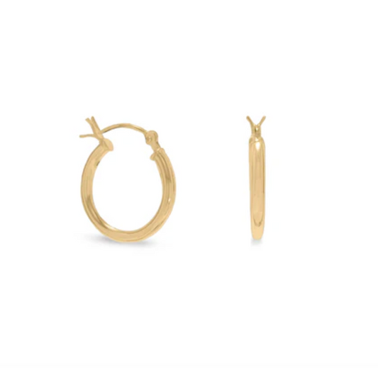 Thin Hoop Earrings