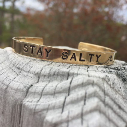 "Stay Salty" Cuff Bracelet image 2