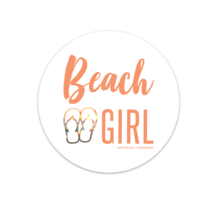 "Beach Girl" Sticker image 0