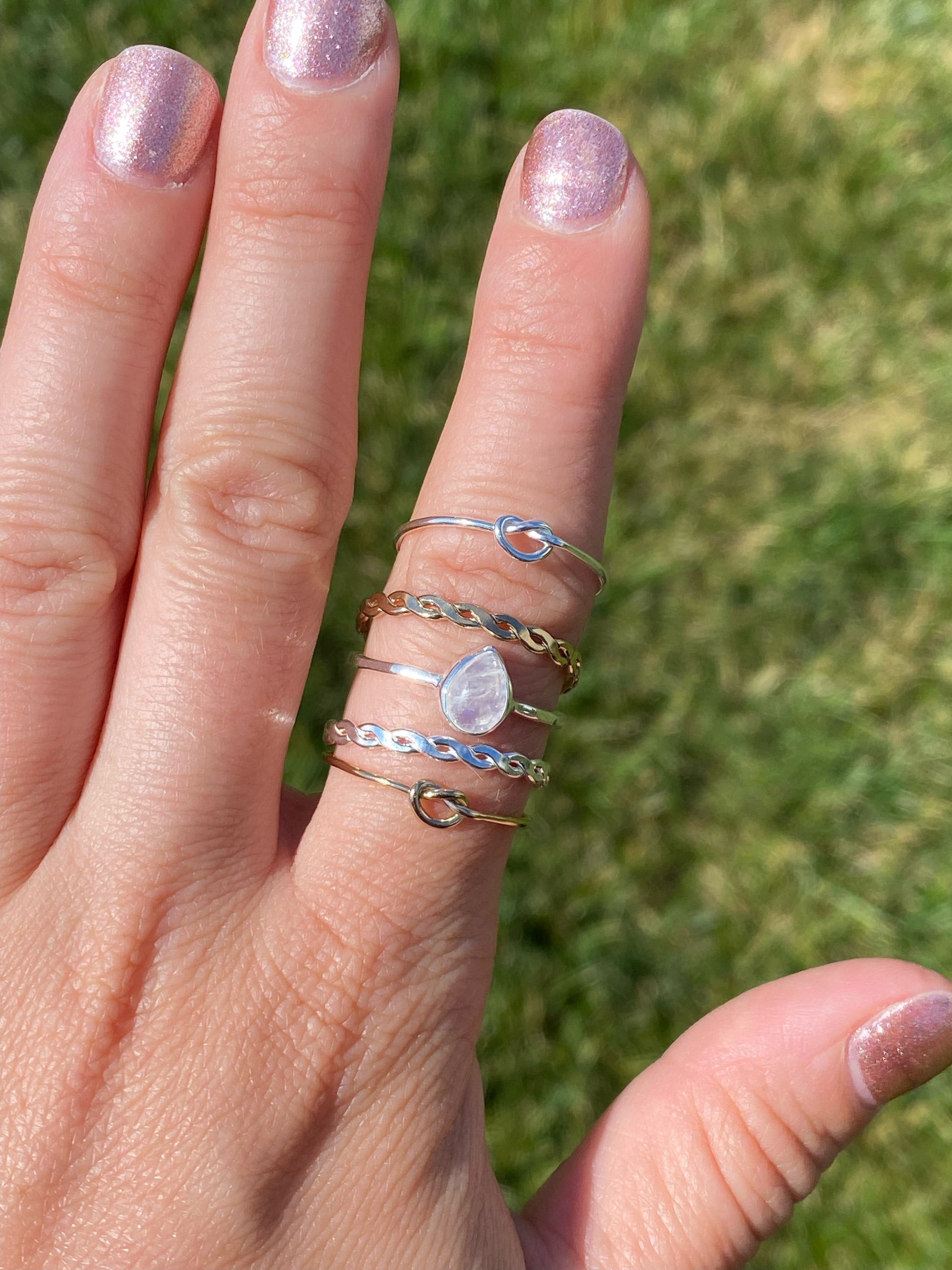 Woven Stacking Ring image 2