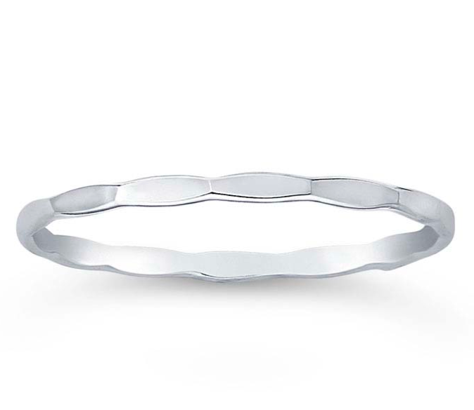 Hammered Stacking Ring image 0
