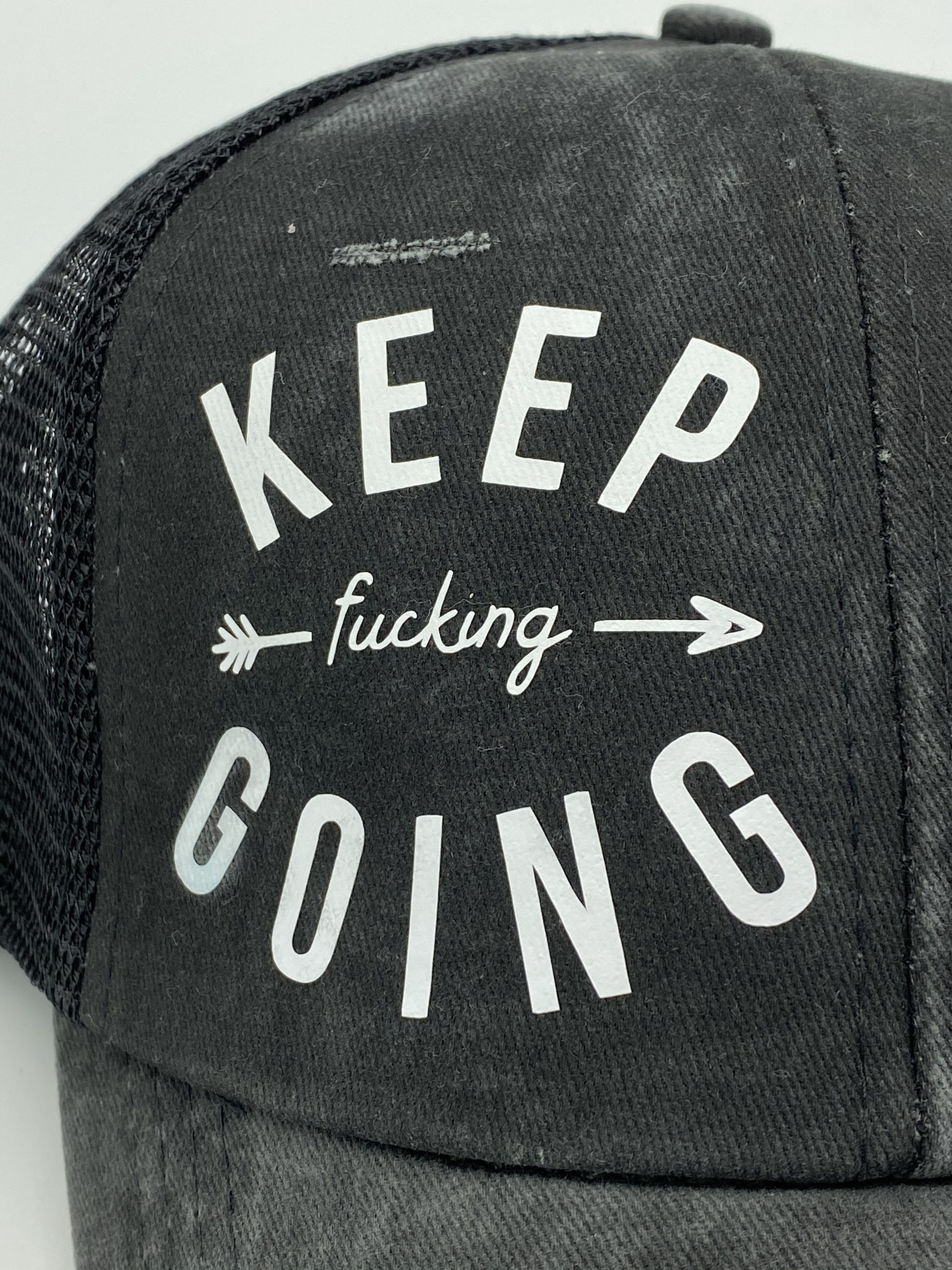 "Keep F***ing Going" Ponytail Hat image 8