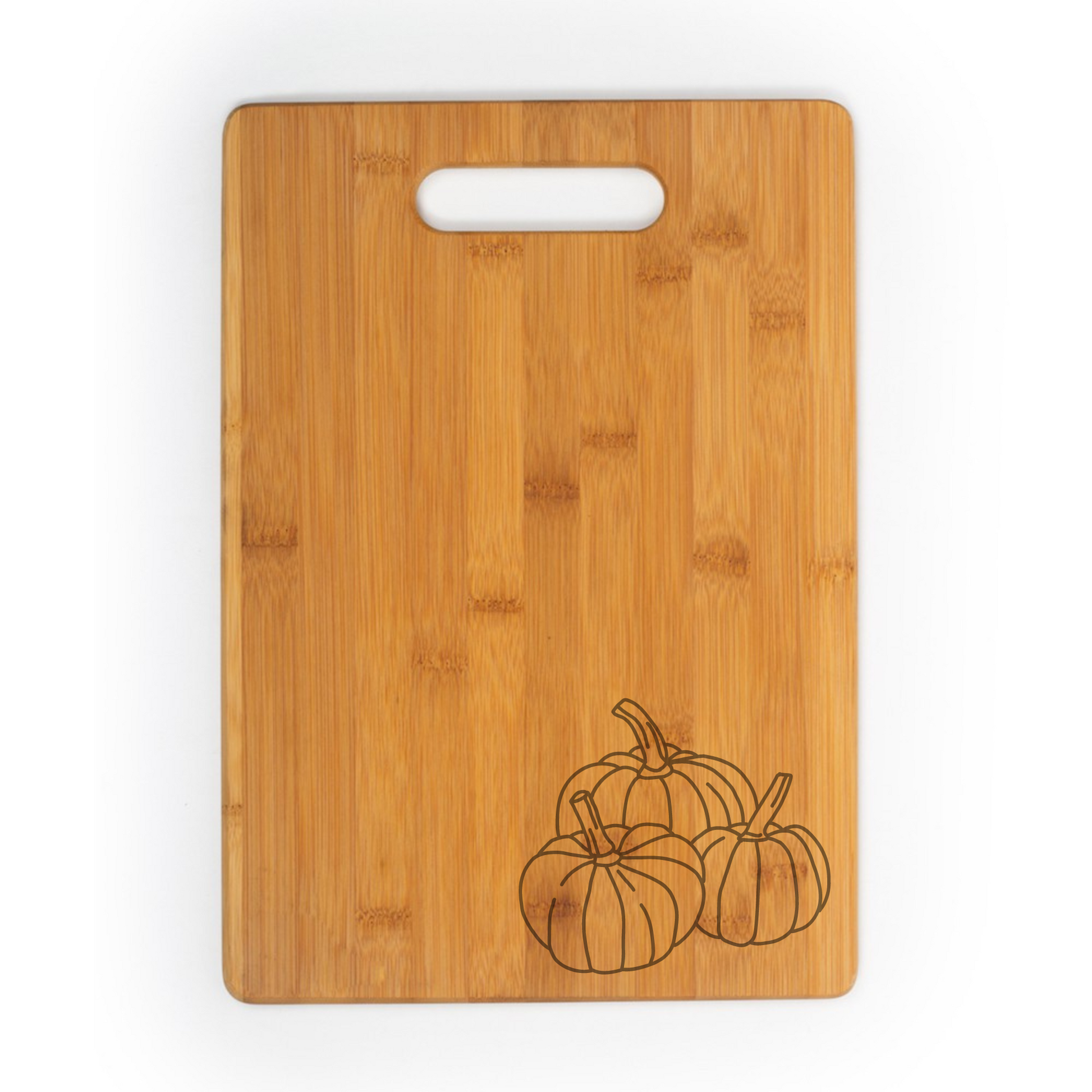 Pumpkin Engraved Bamboo Cutting Board image 1