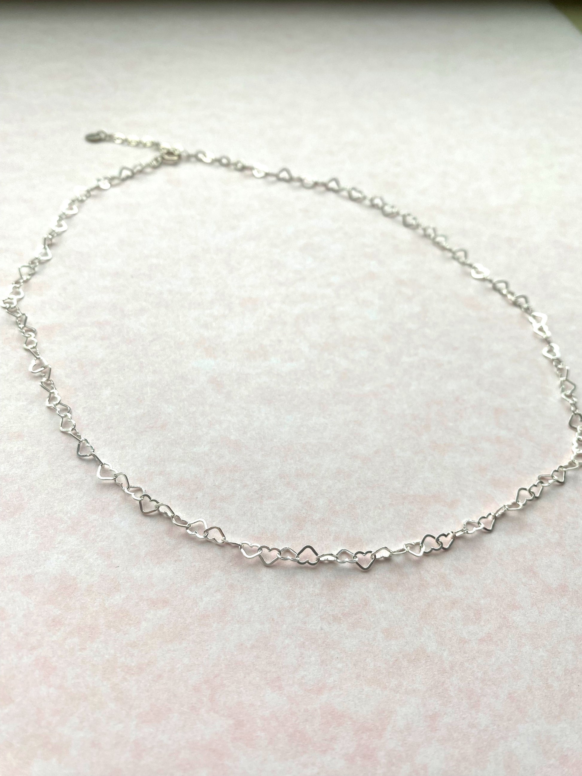 Pam Dainty Heart Necklace image 1