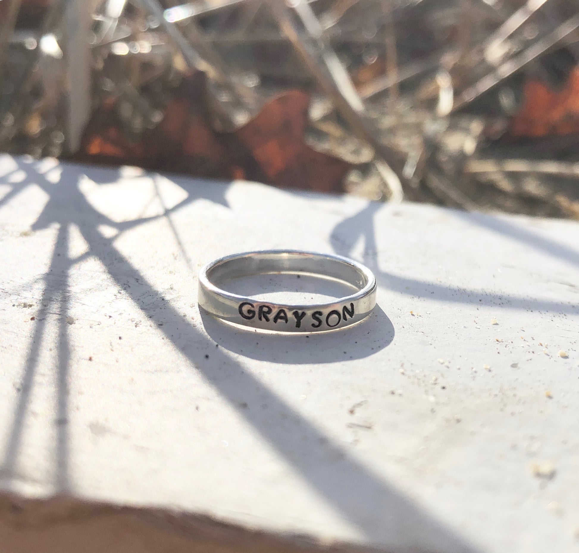 Custom Name Ring image 1