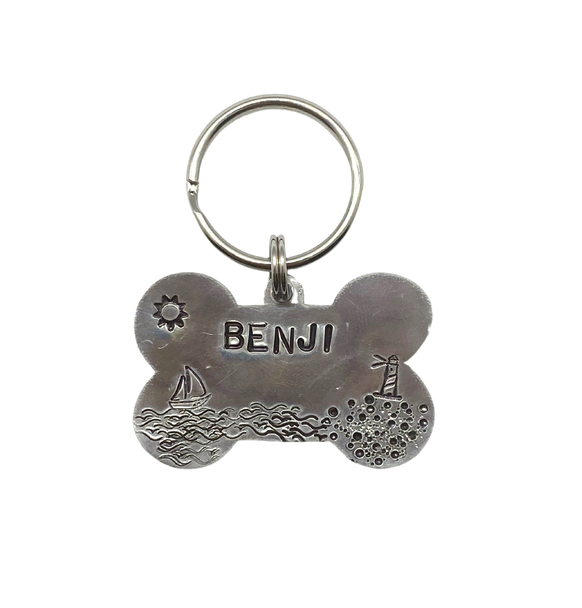 Custom Aluminum Beach Dog Tag image 0