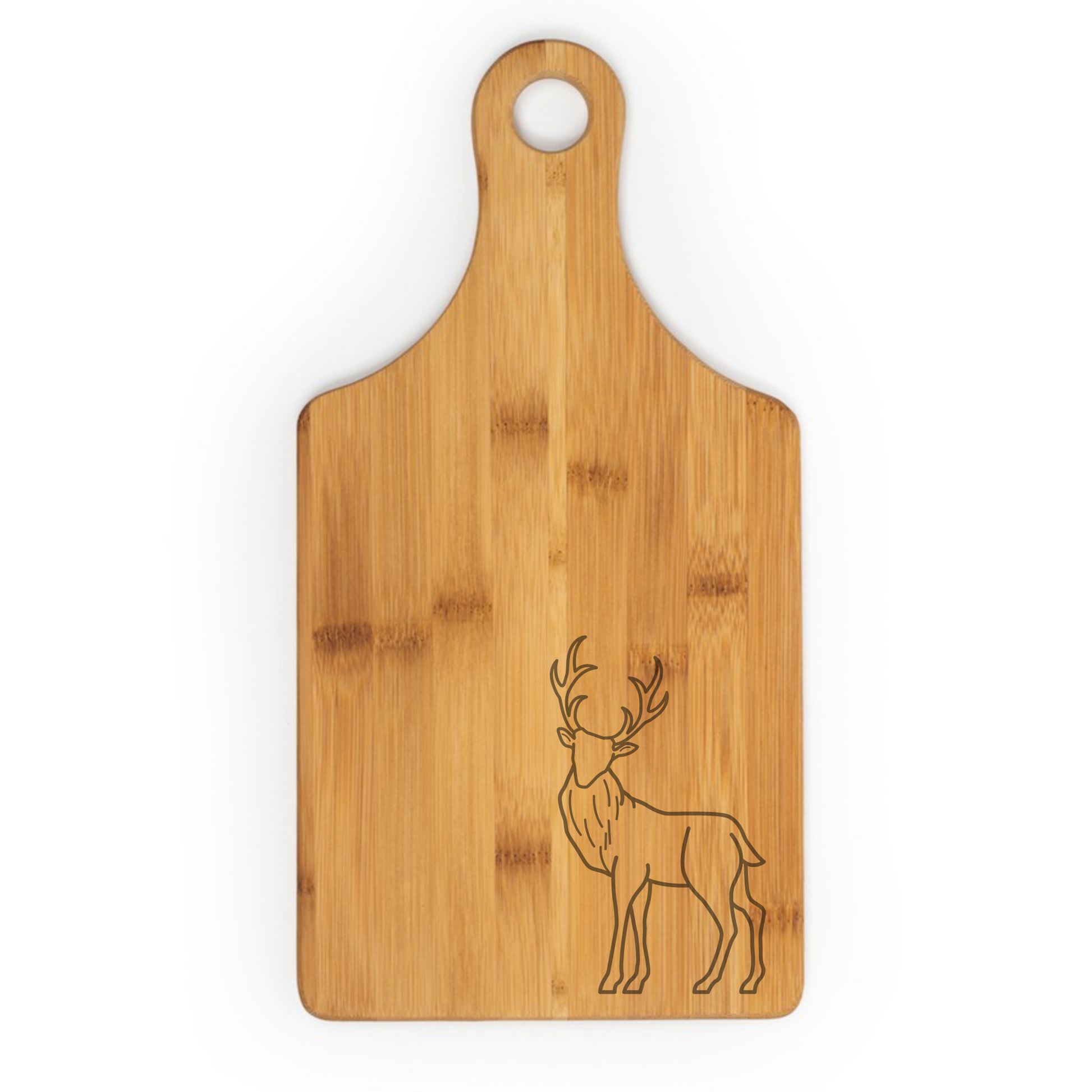Reindeer Engraved Bamboo Cutting Board image 3