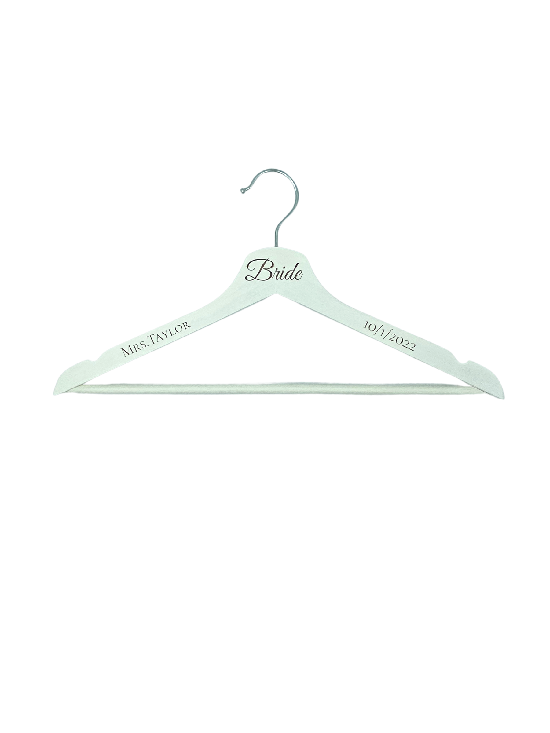 Custom Wooden Hanger for Bride image 0