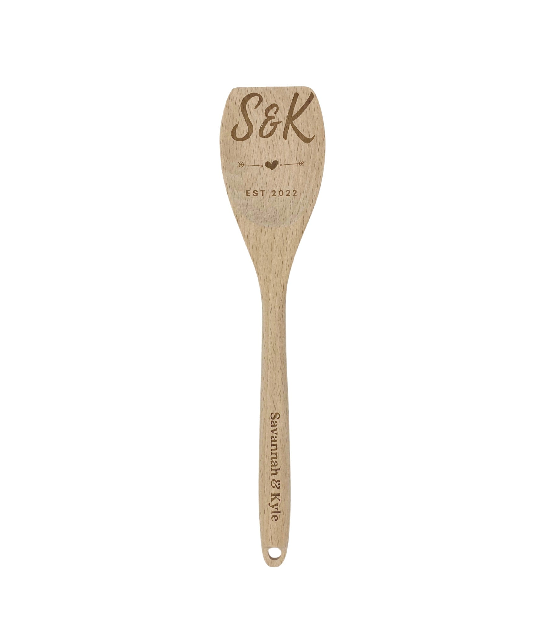 Beechwood Spoon with Custom Name image 0