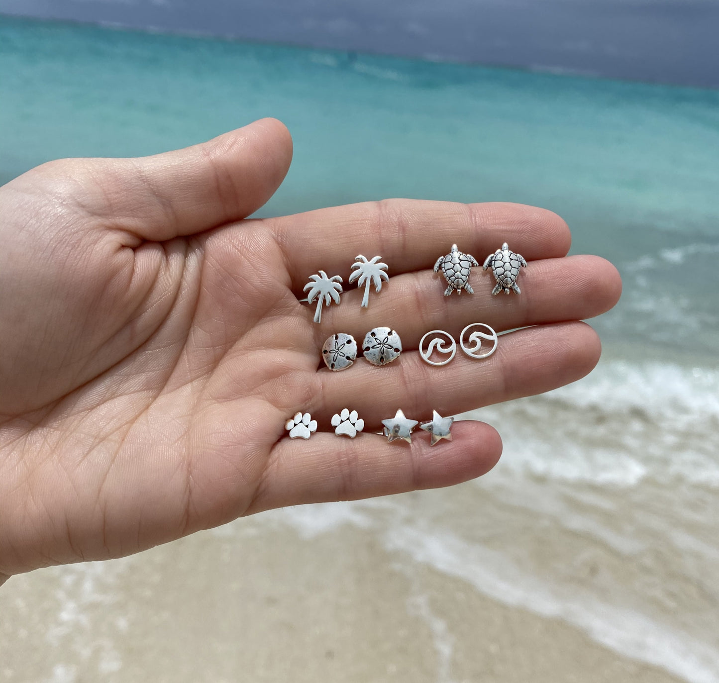 Sterling Silver Sand Dollar Earrings image 3