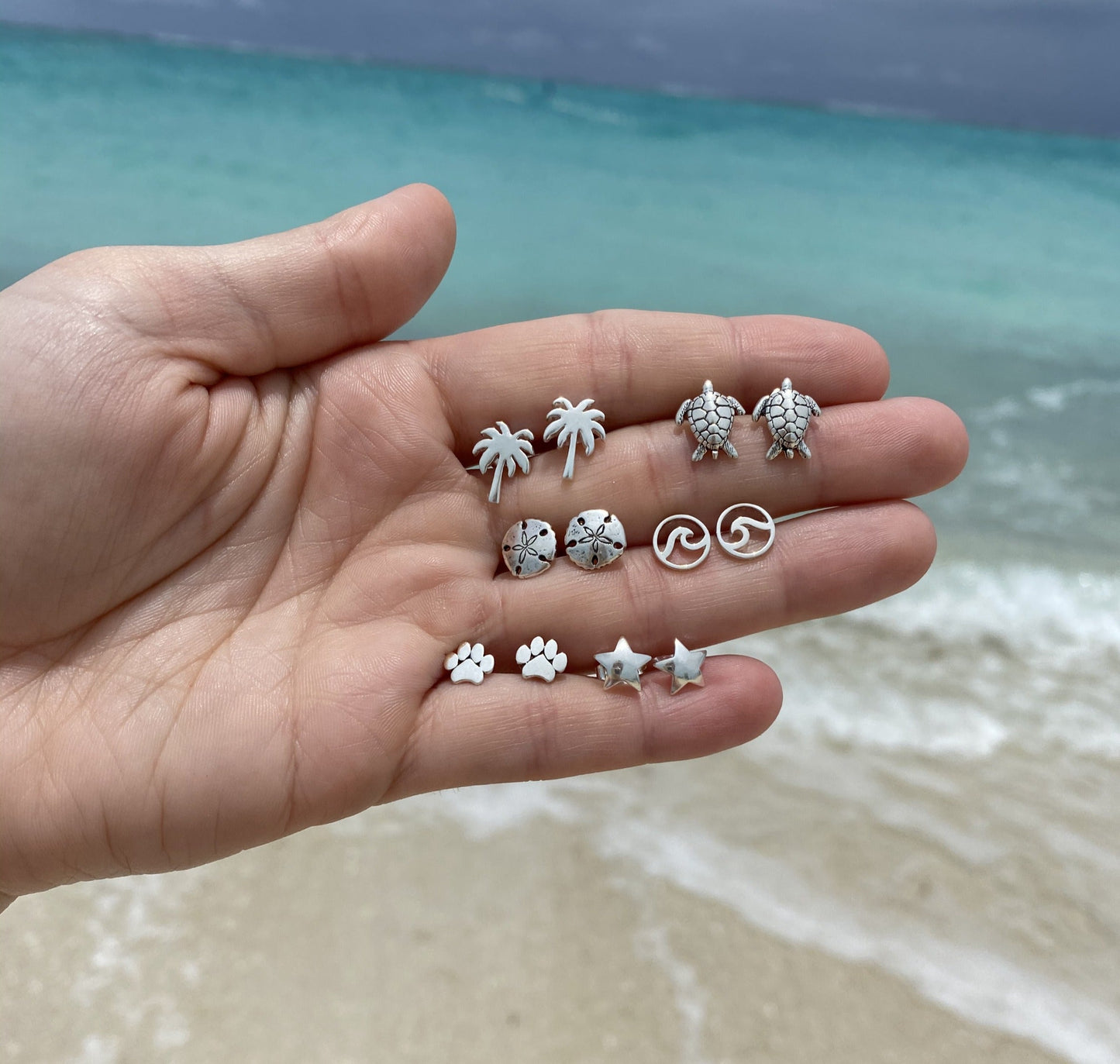 Sterling Silver Sand Dollar Earrings image 3