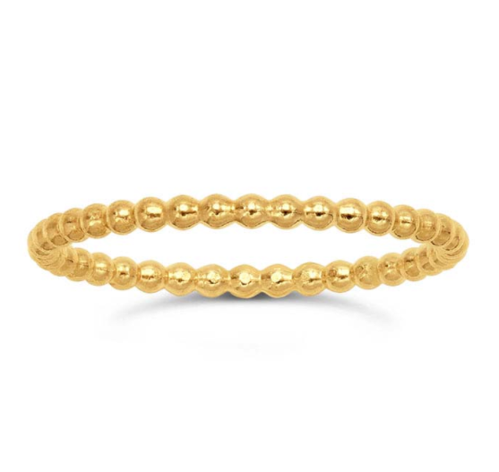 Beaded Stacking Ring image 1