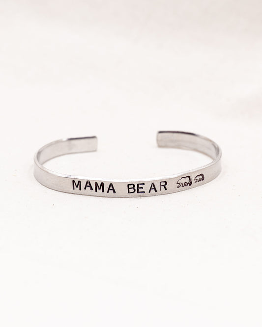 "Mama Bear" Cuff Bracelet