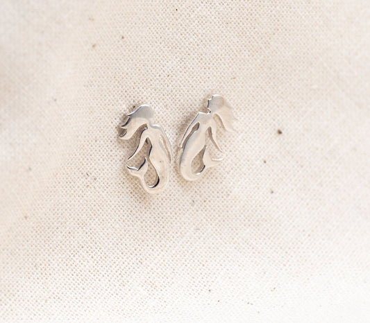 Sterling Silver Mermaid Earrings