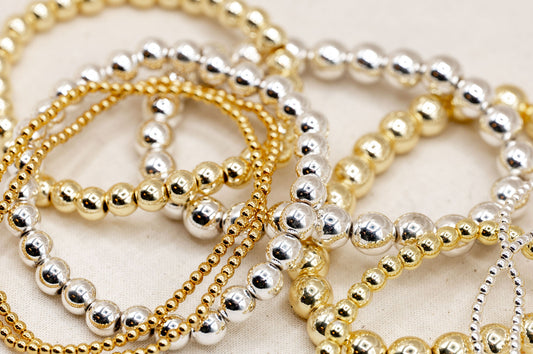 Hematite Beaded Bracelet