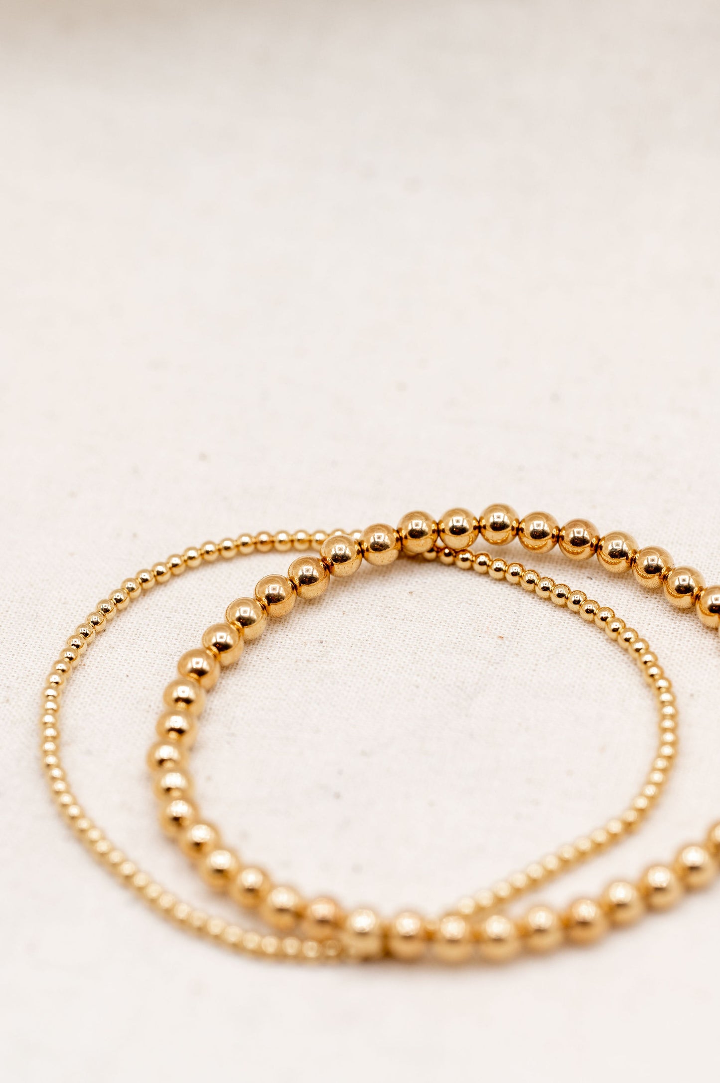 Gold Filled Beaded Bracelets