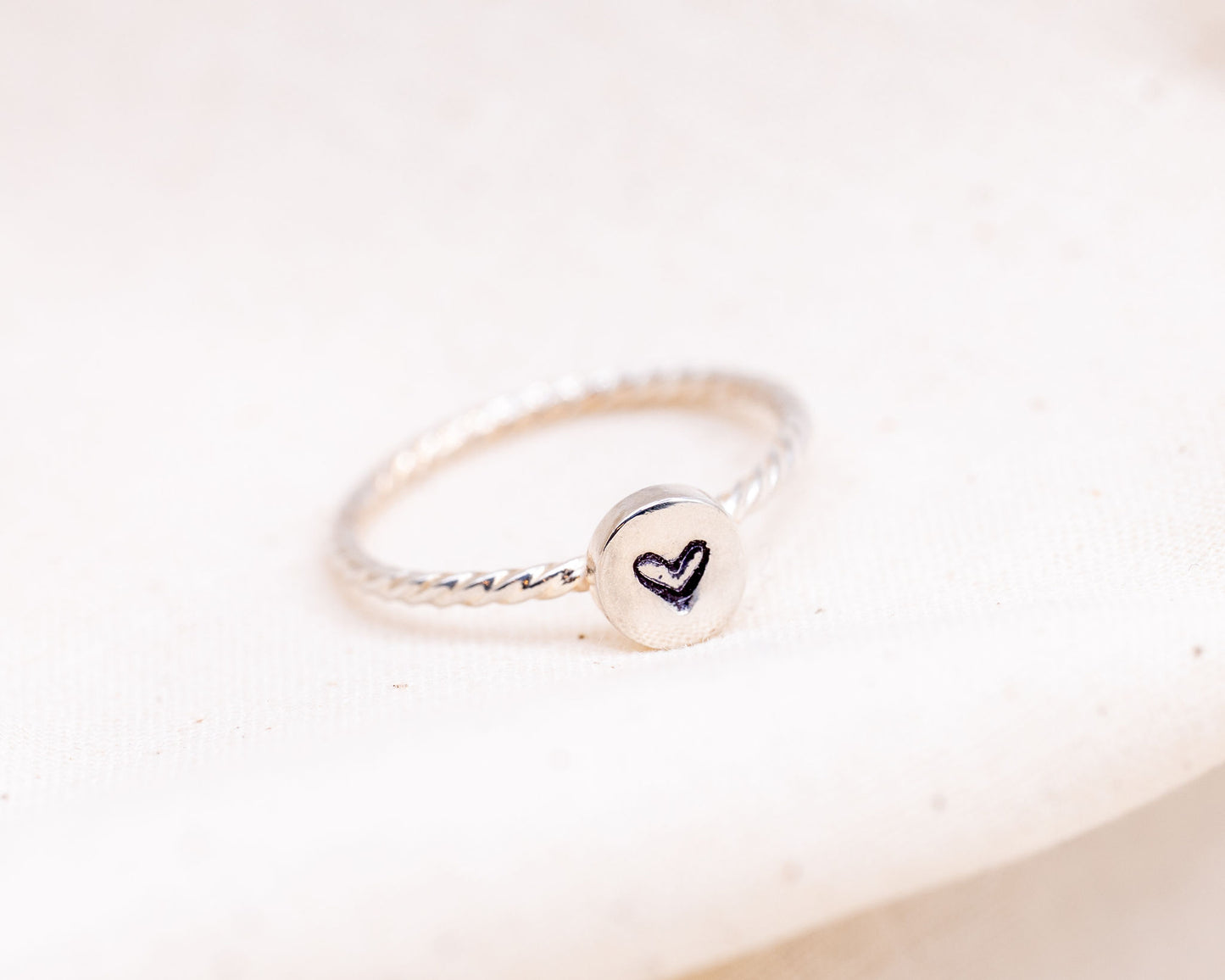 Symbol Ring in Sterling Silver