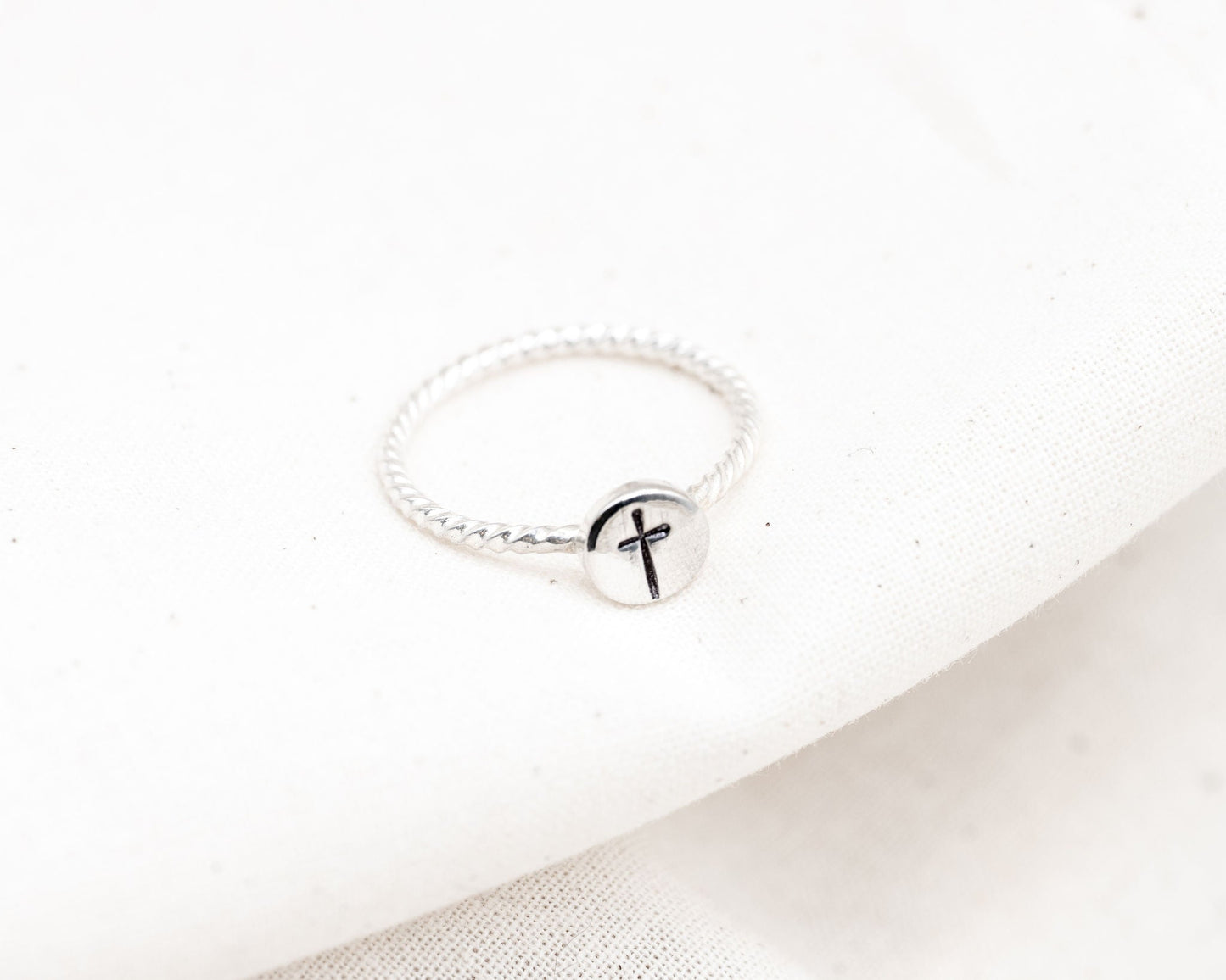 Symbol Ring in Sterling Silver