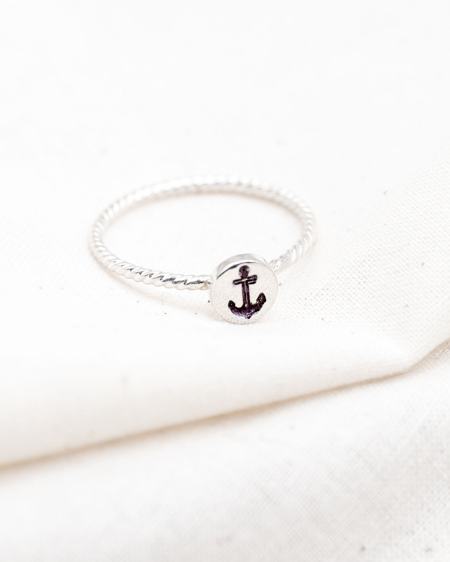 Symbol Ring in Sterling Silver