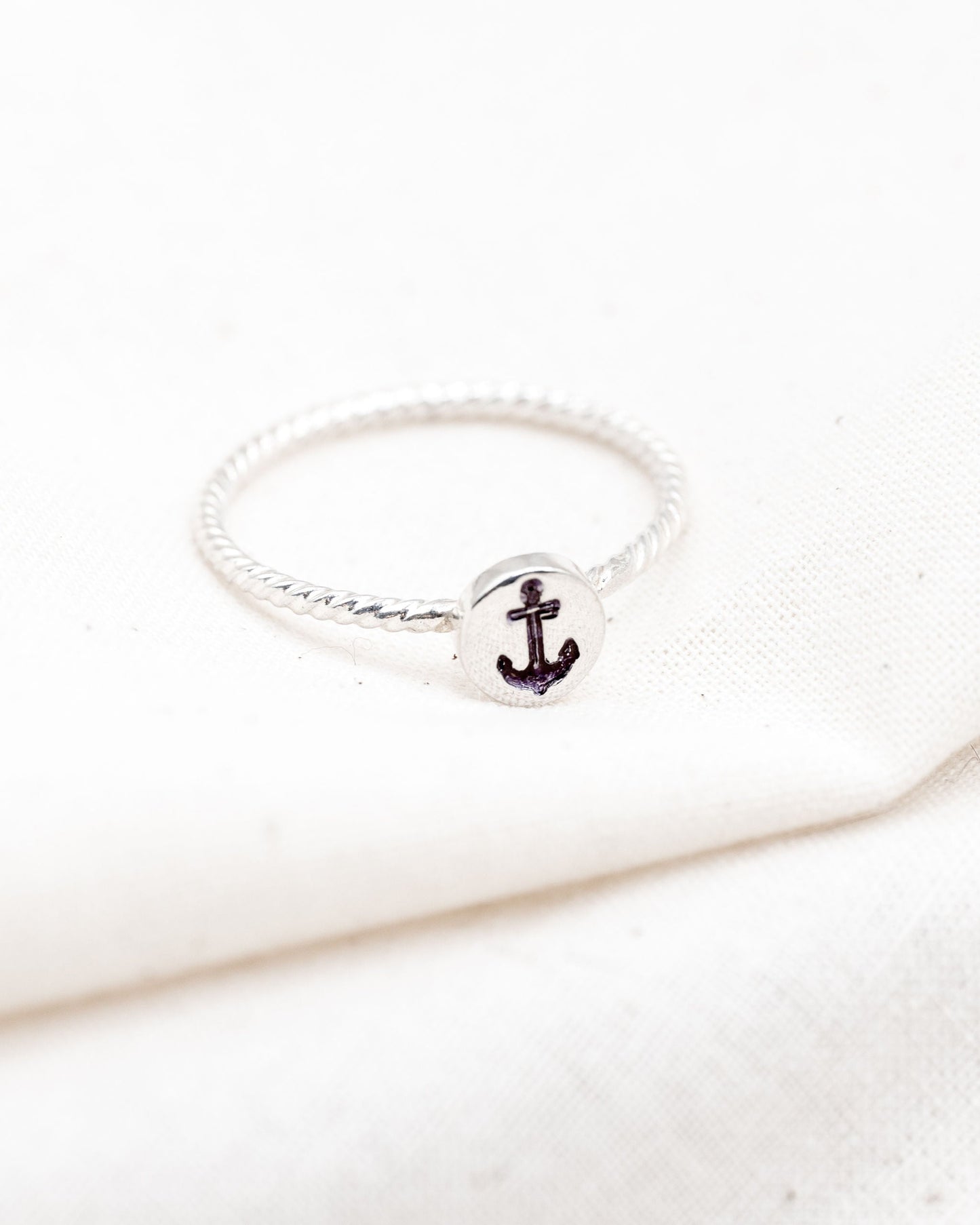 Symbol Ring in Sterling Silver