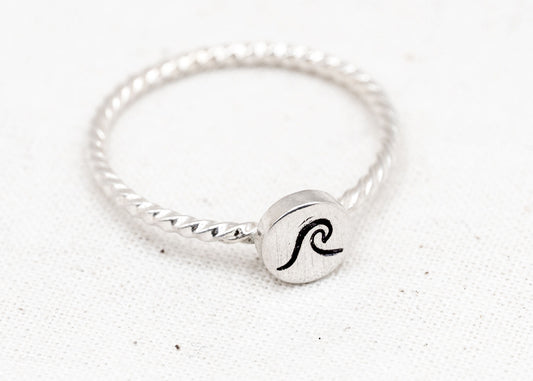 Symbol Ring in Sterling Silver