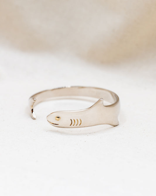 Sterling Silver Shark Bracelet