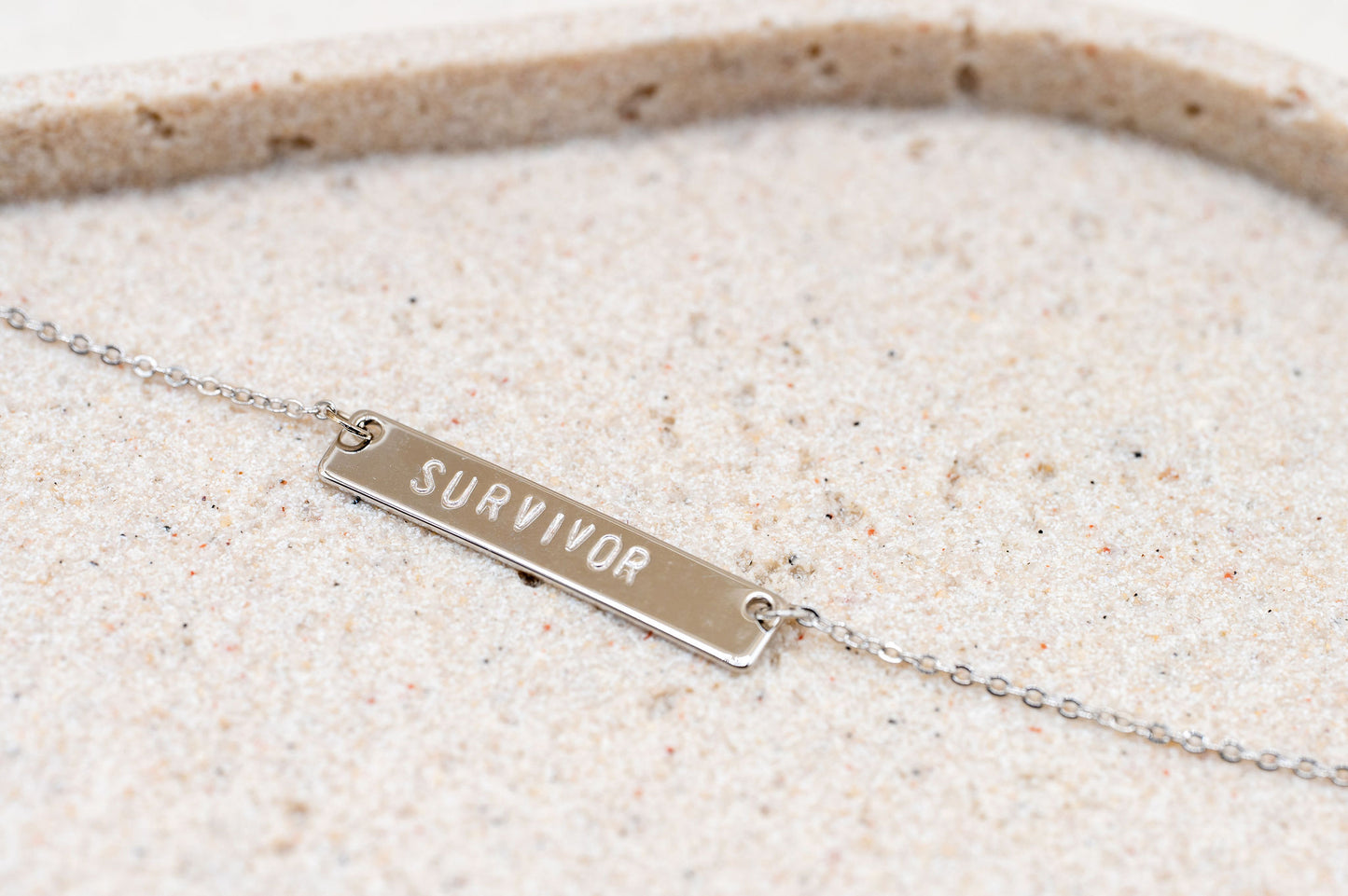 Mantra Bar Necklace