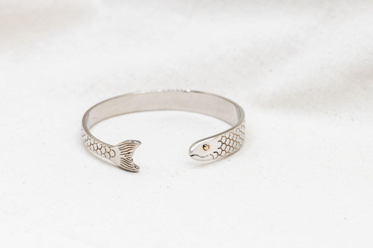 Sterling Silver Fish Bracelet