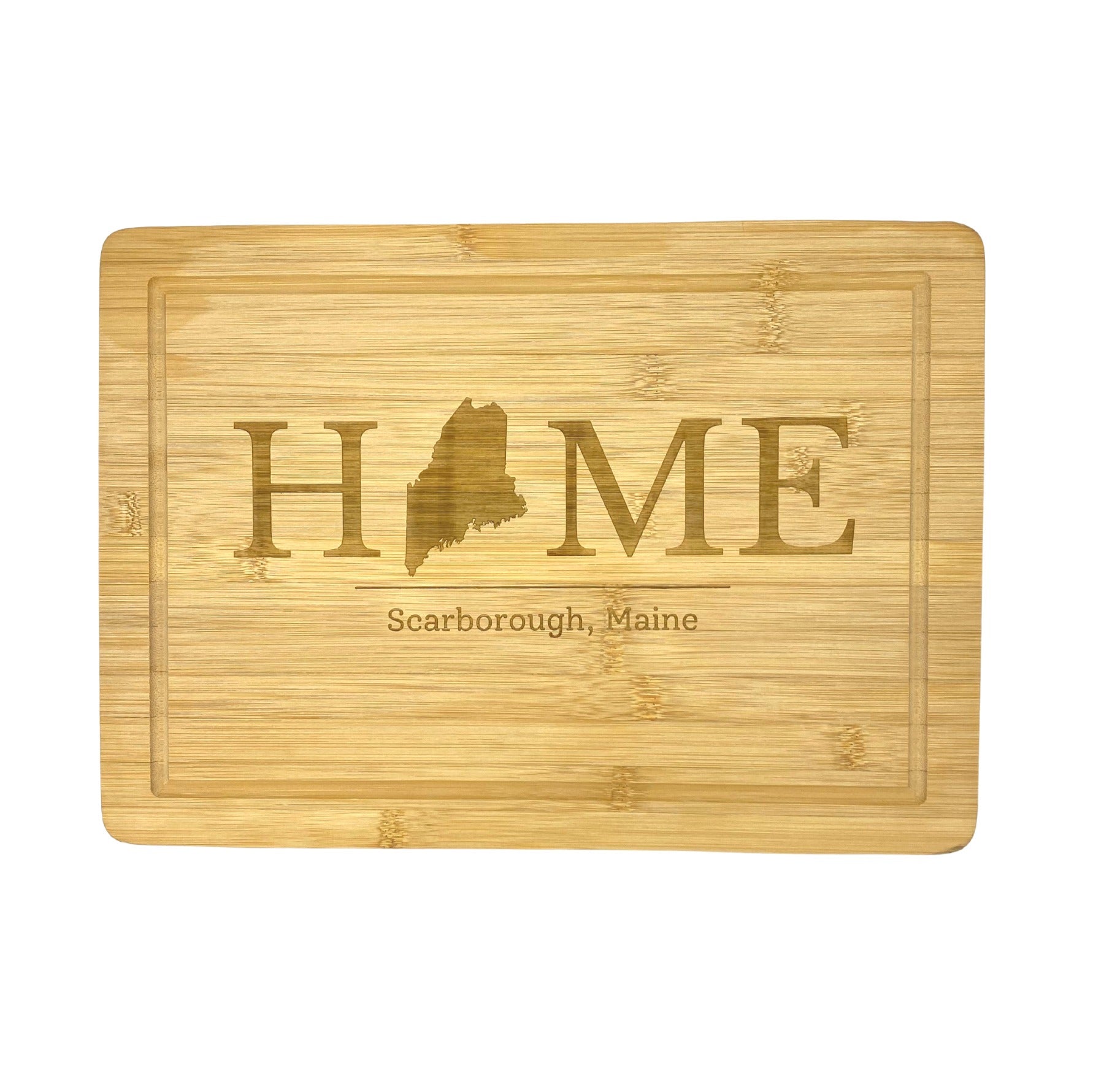 Bamboo Custom "Home" Cutting Board image 0