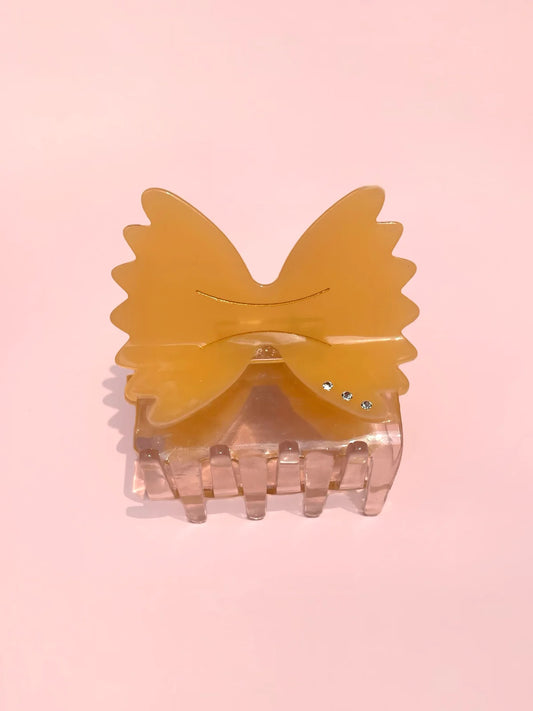 Bow Tie Pasta Claw Clip